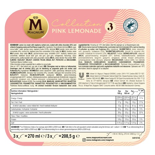 Magnum Collection Pink Lemonade Ice Cream Sticks thumbnail 2