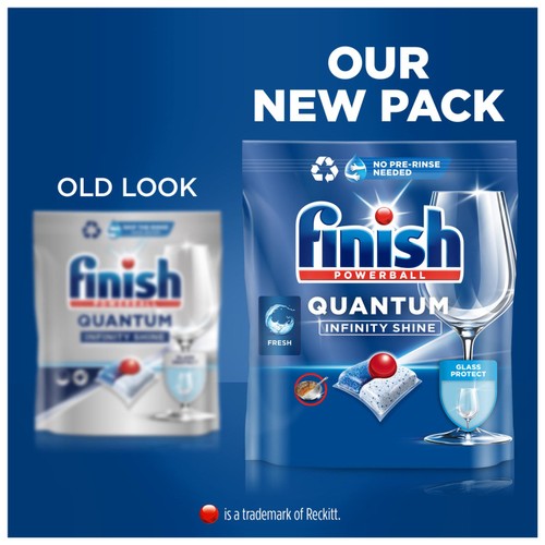 Finish Quantum Infinity Shine Regular Dishwasher Tablets thumbnail 3