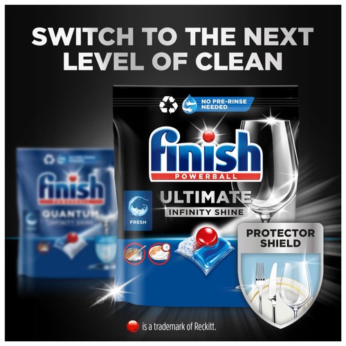Finish Quantum Infinity Shine Regular Dishwasher Tablets thumbnail 6