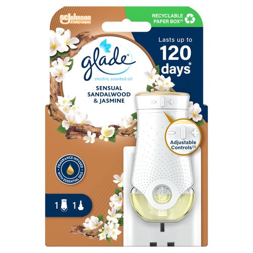 Glade Plug In Holder & Refill, Electric Scented Oil, Bali Sandalwood thumbnail 2