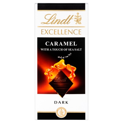 Lindt Excellence Dark Caramel & Sea Salt Bar