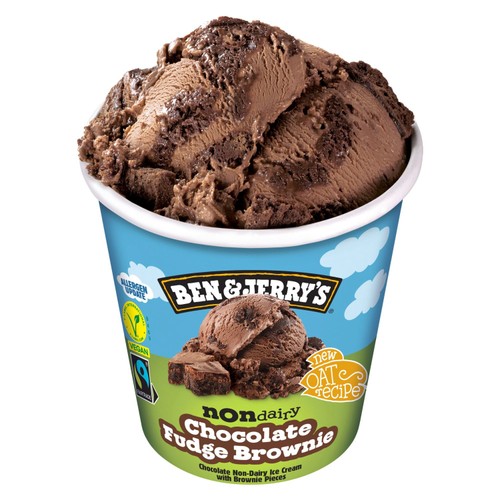 Ben & Jerry's Non Dairy Chocolate Fudge Brownie Vegan Ice Cream Tub thumbnail 4