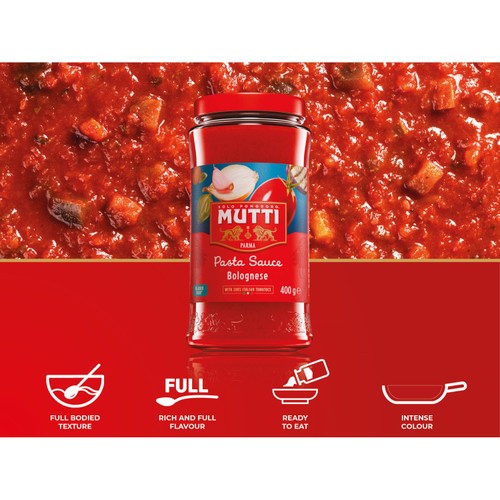 Mutti Classic Italian Bolognese Pasta Sauce No Added Sugar thumbnail 3