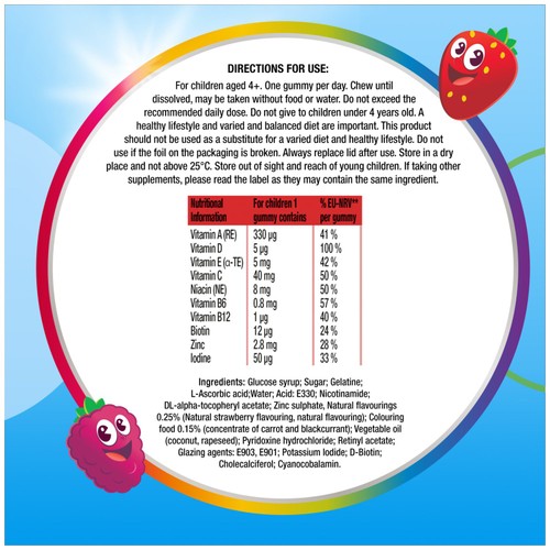 Centrum Kids Gummy Multivitamins, Mixed Berry thumbnail 2