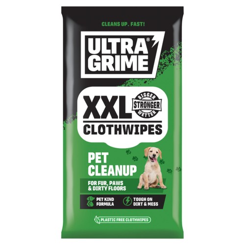 UltraGrime Pet Cleanup XXL Clothwipes