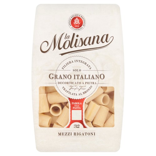 La Molisana Mezzi Half Rigatoni Pasta No.32 thumbnail 2