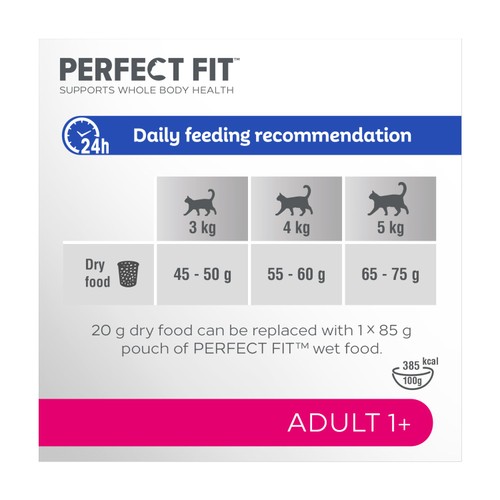 Perfect Fit Adult Dry Cat Food Salmon thumbnail 3