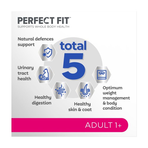 Perfect Fit Adult Dry Cat Food Salmon thumbnail 4