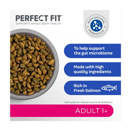 Perfect Fit Adult Dry Cat Food Salmon thumbnail 5