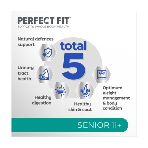 Perfect Fit Senior Dry Cat Food Chicken thumbnail 4