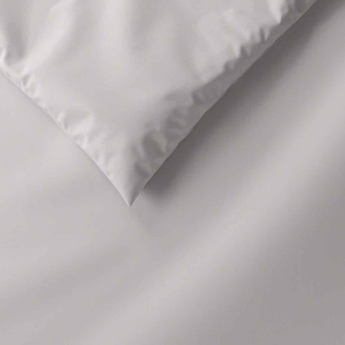 M&S Comfortably Cool Lyocell Rich Duvet Cover Super King Size Light Grey thumbnail 2