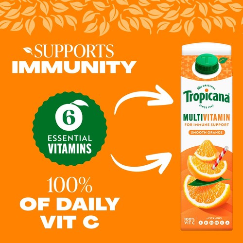 Tropicana Smooth Orange Multivit Boost thumbnail 4