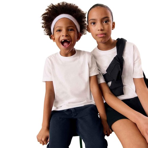 M&S Unisex T-Shirt, 8-9 Years, White thumbnail 4
