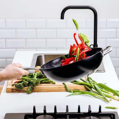 GreenPan Copenhagen Aluminium Non-Stick 30cm, 4.8L Wok thumbnail 4