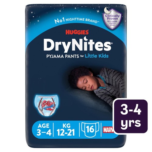 DryNites 3-4 yrs Boy Jumbo Pack
