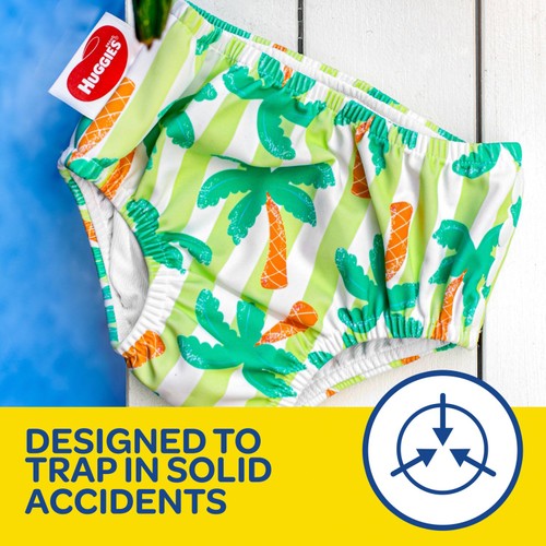Huggies Little Swimmers Reusable Swim Pant Tropical Size 3-4 (11-14kg) thumbnail 3
