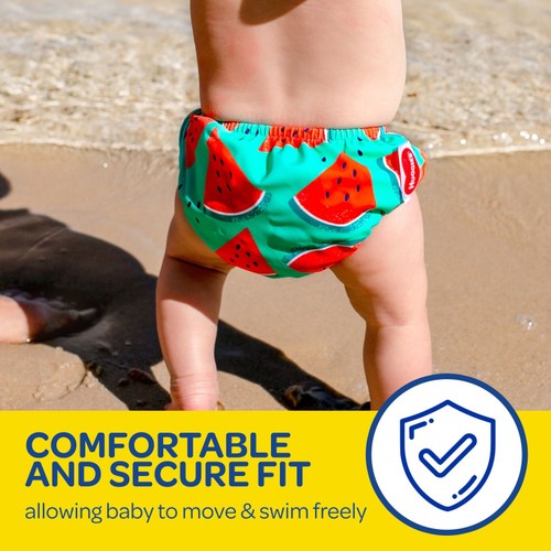 Huggies Little Swimmers Reusable Swim Pant Watermelon Size 2-3 (5-11kg) thumbnail 3