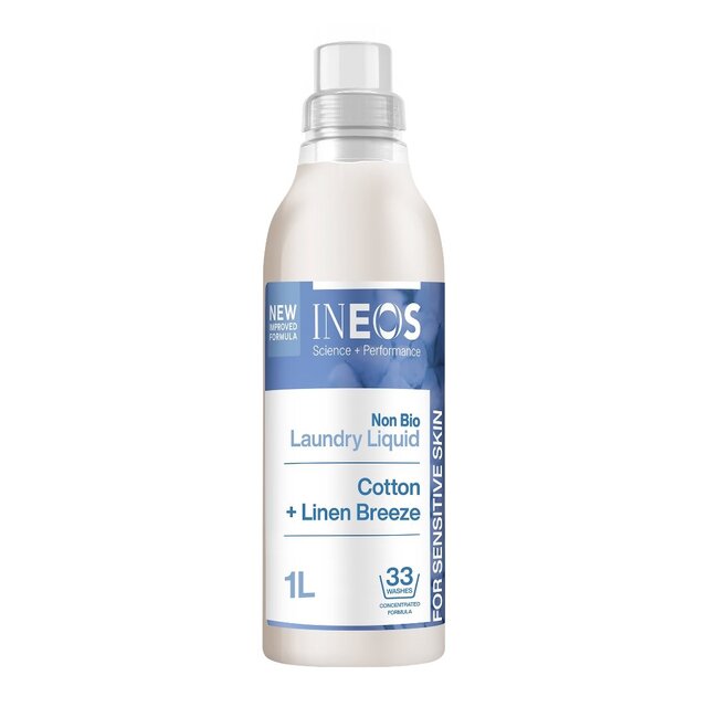 INEOS Non Bio Laundry Liquid Detergent Cotton + Linen Breeze 33 Washes  thumbnail 6