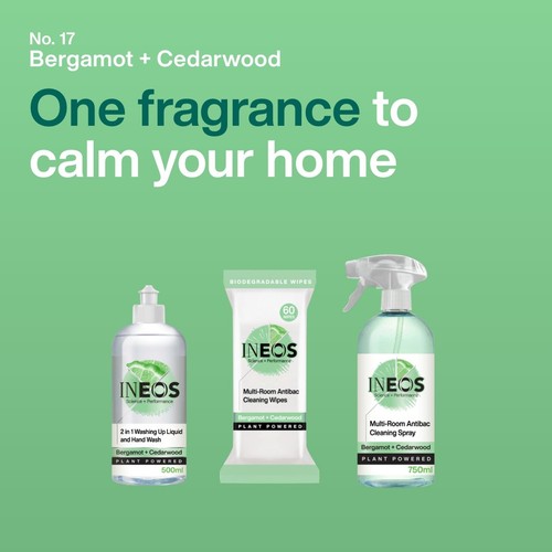 INEOS Antibac Multi-Room Surface Wipes Bergamot + Cedarwood thumbnail 3
