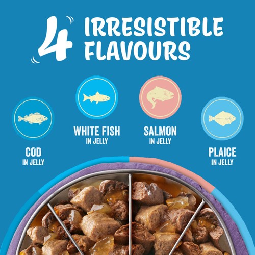 Felix Original Cat Food Senior 7+ Fish Selection in Jelly Wet Cat Food thumbnail 2