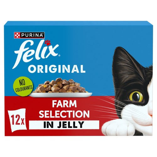Felix Original Farm Selection in Jelly Wet Cat Food thumbnail 7