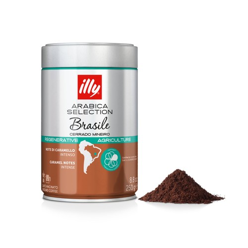 illy Cerrado Mineiro Brazil Ground Coffee  - Regenerative Agriculture thumbnail 4