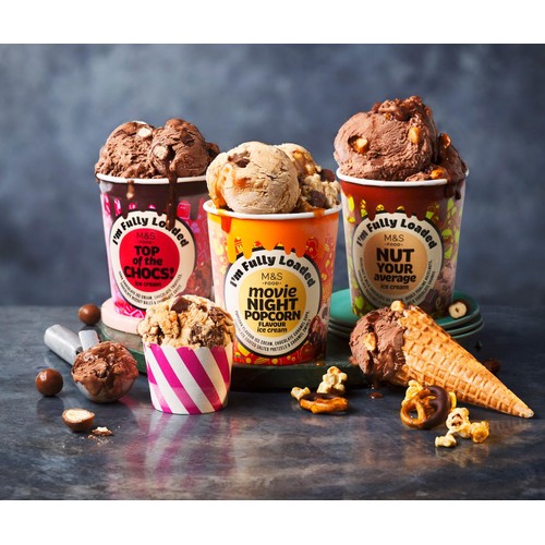 M&S Fully Loaded Top of the Chocs Ice Cream thumbnail 3