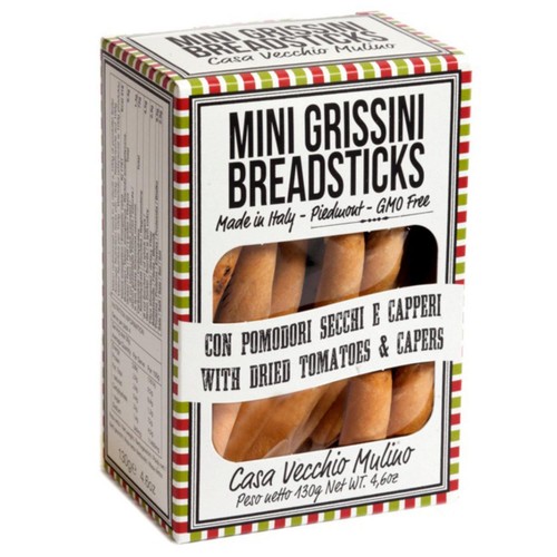 Vecchio Mulino Mini Grissini with Tomatoes & Capers thumbnail 2