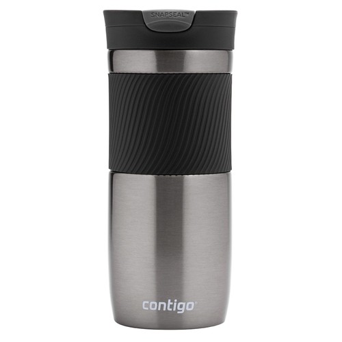 Contigo Byron Gunmetal Grey Stainless Steel Travel Mug