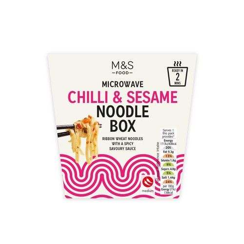M&S Chilli & Sesame Noodle Box