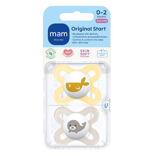 MAM Start 0-2m Soother 2pk