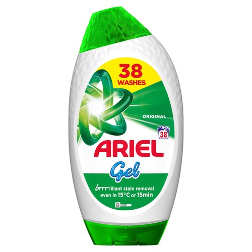 Ariel Original Washing Liquid Gel Bio 38 Washes thumbnail 2