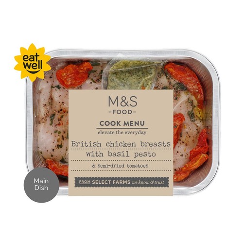 M&S Cook Menu Basil Pesto Chicken Breasts thumbnail 2