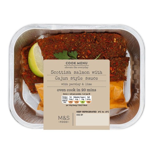 M&S Cook Menu Cajun Style Scottish Salmon thumbnail 2