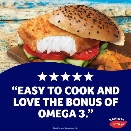 Birds Eye 2 MSC Breaded Omega 3 Fish Burgers  thumbnail 3