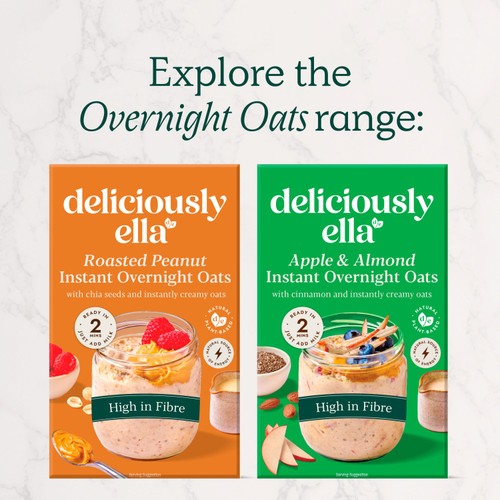 Deliciously Ella Peanut Instant Overnight Oats thumbnail 3
