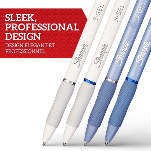 Sharpie S-Gel Gel Pens Black & Blue Ink 0.7mm thumbnail 2