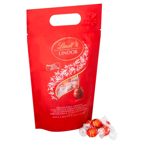 Lindt LINDOR Milk Chocolate Truffles Bag thumbnail 2