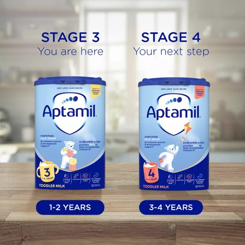 Aptamil 4 Toddler Milk Formula Powder Vanilla 2+ Years thumbnail 8
