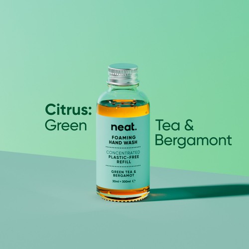 Neat Foaming Hand Wash Concentrated Refill Green Tea & Bergamot thumbnail 2