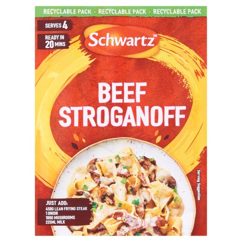 Schwartz Beef Stroganoff Recipe Mix thumbnail 3