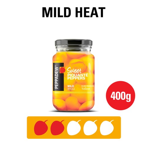 Peppadew Mild Whole Yellow Peppers thumbnail 2