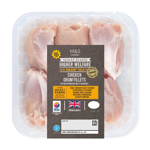 M&S Oakham Gold Chicken Drum Fillets