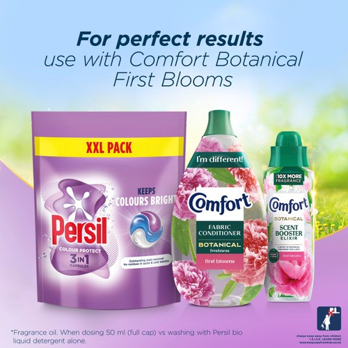 Persil Colour 3 in 1 Laundry Washing Detergent Capsules 48 Washes thumbnail 5