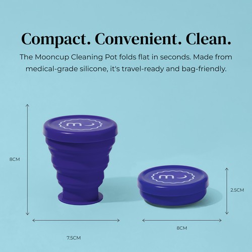Mooncup Menstrual Cup Cleaning Pot thumbnail 6