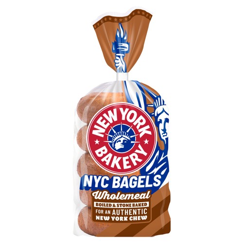 New York Bakery Co. Wholemeal Bagels