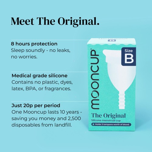 Mooncup Original Menstrual Cup, Size B thumbnail 2