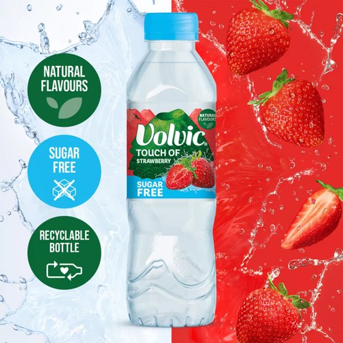 Volvic Touch of Fruit Strawberry Still Flavoured Water Multipack thumbnail 2