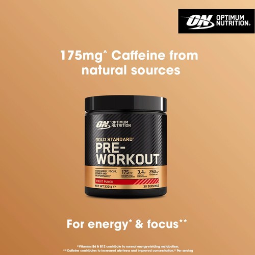 Optimum Nutrition Gold Standard Pre Workout Fruit Punch thumbnail 4