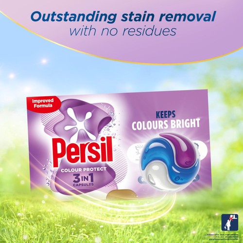Persil Colour 3 in 1 Laundry Washing Detergent Capsules 26 Washes thumbnail 2